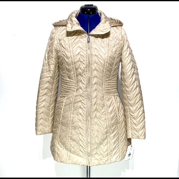 Via Spiga Zig-Zag Quilted Jacket - Picture 1 of 5